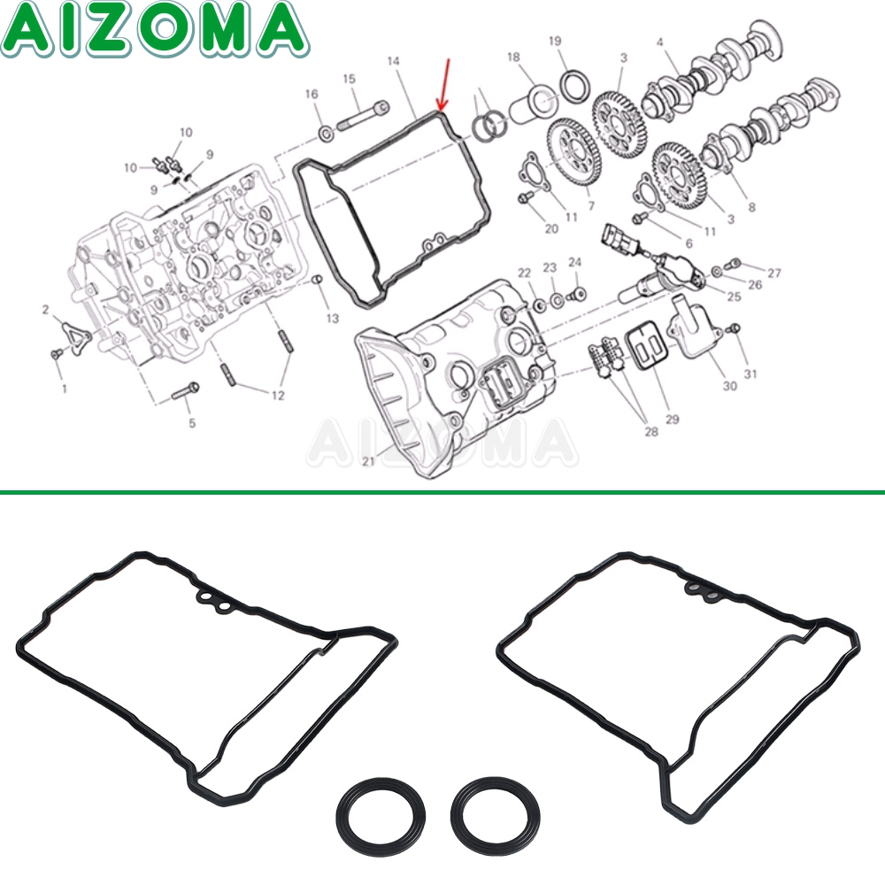 Motorcycle Accessories Cylinde - Motorcycle Gasket ulasan dan harga