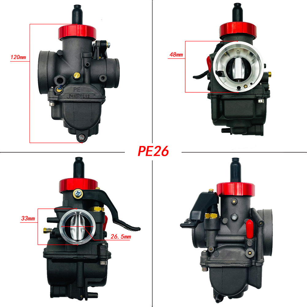 Black Red Dash Pe24 Pe26 Pe28  - Motorcycle Carburetor ulasan dan harga