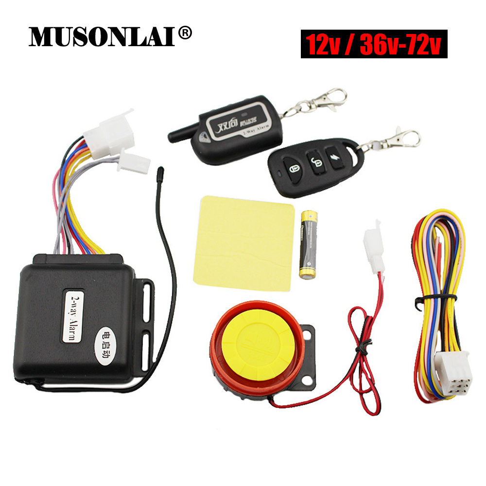 2 Way Motorcycle Anti-theft Al - Motorcycle Starter Motor ulasan dan harga